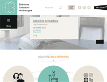 Tablet Screenshot of ebenistes-createurs-bretagne.com